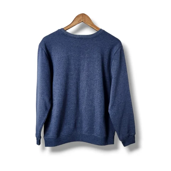 Classic Dusty Blue Long Sleeve Sweatshirt | Karen Scott Sport | PL - Picture 7 of 8